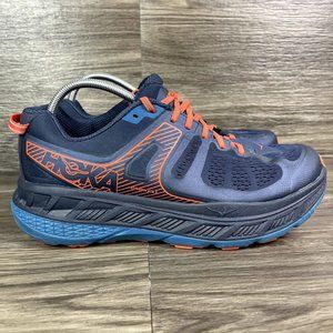 Hoka One One Men's Stinson ATR 5 Blue/Orange Athletic Running Shoes Size 13